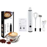 2 in 1 Electric Rechargeable Coffee Beater and Milk Frother - Image 4