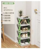 5Layers Stackable Vertical Space Saving Shoe Storage Rack Bookshelf Organizer - Image 5