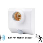 Automatic Human Body Infrared PIR Sensor Bulb Light Base PIR Motion Detector Wall Lamp Holder Socket