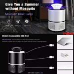 EXORT Electric Mosquito Trap Blue Light Mosquito Killer Lamp with USB Power Suction Fan No Zapper Child Safe - Image 2