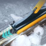 Floor Scrub Brush 2 In 1 Cleaning Brush Long Handle Removable Wiper Magic Broom Brush Squeegee Tile Kitchen Cleaning Tools - Image 4