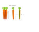 Magnetic Sealing Carrot Clips Pack Of 5 With Container Carrot Shape Clips - Image 3