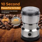 Raf Mini Electric Grinder Stainless Steel Coffee Grinder For Coffee beans, Spices, Masala Grinder Machine 220V - Image 2