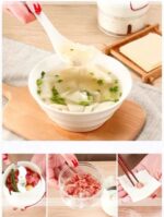 Mini Garlic Chopper Multifunctional Hand Held Vegetable Chopper Hand Pull String Food Chopper Manual Food Processor - Image 6
