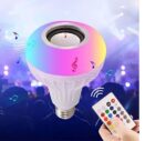 Multifunctional LED Music Light Bulb Bluetooth Speaker RGB Changing Lamp Wireless Stereo Audio - Image 4