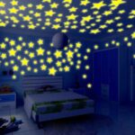 Pack of 100 - 3D Stars Glow In The Dark Wall Stickers Luminous Fluorescent Wall Stickers For Kids Baby Room Bedroom Ceiling Home Decor - Image 4