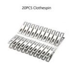 Pack of 20 Stainless Steel Clothes Clips - Image 4