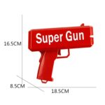 Rain Money Gun Paper Spary Machine Toy Gun Money Gun With 100 Pcs Play Money Cash Gun Party Supplies - Image 3