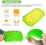 37 Cavity Ice Cube Mould Tray for Freezer Silicone Shape Honeycomb Chocolate Cake Maker Ice Trays for Chilled Drinks Reusable Multicolor - Image 2