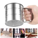 Stainless Steel Mesh Net Flour Sifting Powder Sifter Sieve Strainer Cake Baking Decorator Kitchen - Image 4