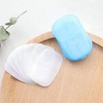 Travel Soap Outdoor Portable Mini Paper Soap Paper Washing Hand Bath Clean Scented Slice Sheets Good for Camping BBQ Hiking Travel or Any Outdoor Activity 1Peace - Image 5