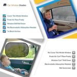 Universal Car Window Shades Side Window Shade For Car Breathable Mesh Car Rear Window Sunshades Protects From Sun Glare And Uv Rays 4Pcs - Image 5