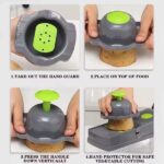16 IN1 Mandoline Slicer Veggie Food Chopper Vegetable Cutter Tomato Carrot Grater Cheese French Onion Shredders Kitchen Tool - Image 7