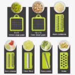 16 IN1 Mandoline Slicer Veggie Food Chopper Vegetable Cutter Tomato Carrot Grater Cheese French Onion Shredders Kitchen Tool - Image 6