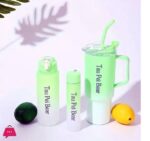 3pcs Gradient Water Bottles Set Portable Large Gradient Color Straw Sports Tumblers Perfect For Outdoor Fitness Family Camping Parties School Supplies And Perfect Birthdays - Image 6