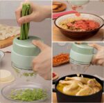 4 in 1 Portable Electric Vegetable Cutter Set Mini Wireless Food Processor Garlic Chili Onion Celery Ginger Meat Garlic Chopper - Image 7