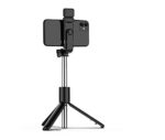4 in 1 Wireless Selfie With Fill Light Stick Tripod Bluetooth Shutter selfie Light foldable Selfie stick for all Phone Extendable With charging Cable Detachable Bluetooth Shutter - Image 7