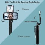 4 in 1 Wireless Selfie With Fill Light Stick Tripod Bluetooth Shutter selfie Light foldable Selfie stick for all Phone Extendable With charging Cable Detachable Bluetooth Shutter - Image 3