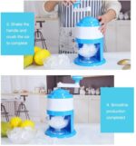 Gola Ganda Maker Ice Crusher Hand Ice Grinder with Stainless Steel Blade Ultra durablel Suitable for Summer Smoothies and Juice or for Iced Tea and Coffee - Image 5