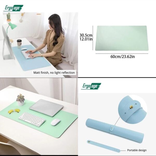 Laptop Matt Desk Mat Computer Table Protector Mat Multi use Synthetic Leather Matt Large