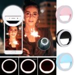 Mobile Selfie Ring Light Portable Selfie LED Ring Light for Mobile Phones Rechargeable Ring Light with Charging Cable For Tik Tok and Photography Brightness Adjustment with Flash Mode - Image 7