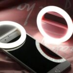 Mobile Selfie Ring Light Portable Selfie LED Ring Light for Mobile Phones Rechargeable Ring Light with Charging Cable For Tik Tok and Photography Brightness Adjustment with Flash Mode - Image 4