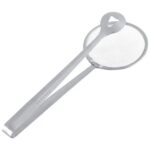 Fry Tool Filter Spoon Strainer With Clip Oil Frying BBQ Filter Stainless Steel Mesh Strainer Kitchen Tool Frying Mesh Colander Quick Strain Stainless Steel Tong Colander BEST HIGH QUALITY - Image 4