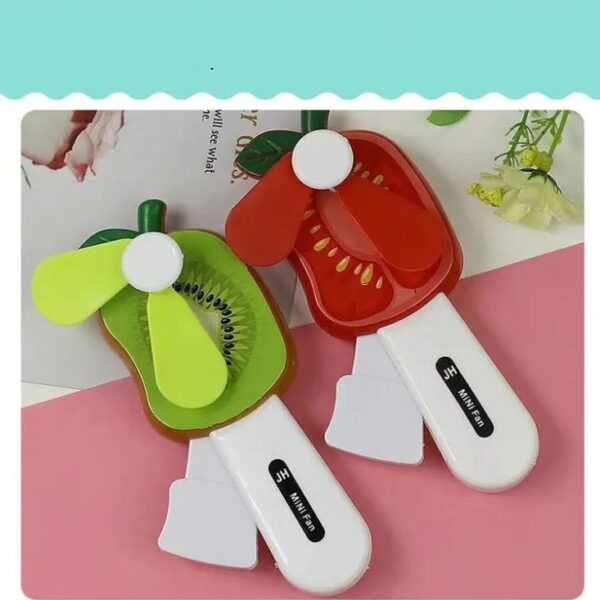 New fruit shape hand pressure fan portable hand-held small fan summer gift stall park supply