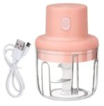 Portable Electric USB Rechargeable Fruit Vegetable Onion Garlic Cutter Mixer Blender Mincer Grinder Food Speedy Chopper Cordless - Image 4