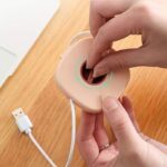 Portable Rotatable Data Cable Organizer and Mobile Stand - Image 2