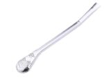 Stainless steel straw spoon Coffee stirring spoon filter spoon Juice straw filter spoon - Image 2