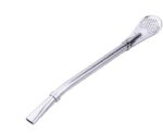 Stainless steel straw spoon Coffee stirring spoon filter spoon Juice straw filter spoon - Image 3