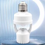 E27 Infrared Human Body Sensor Lamp Holder Led Bulb Lamp Holder Infrared Sensor Household Screw For Home Smart Life