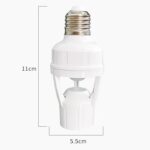 E27 Infrared Human Body Sensor Lamp Holder Led Bulb Lamp Holder Infrared Sensor Household Screw For Home Smart Life - Image 6