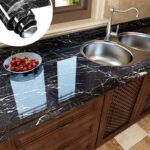 60CMx2M Self Adhesive Black Marble Sheet for Kitchen-Anti Oil and Heat Resistant Wallpaper - Image 2
