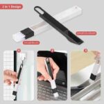 Cleaning Brush 1PC Multifunction Window Perfect for Windows Keyboards and Kitchen Surfaces Dual Use Design with Scraper and Bristles Compact Durable Easy to Use and Store - Image 5