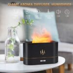 Flame Humidifier And Aroma Diffuser Realistic Flame Effect Portable and Versatile Usage - Image 5