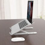 New High Quality Laptop Stand - Adjustable Portable Laptop Stand For Desk - Foldable Plastic Non-slip Stand For Laptop And Tablet - Image 2